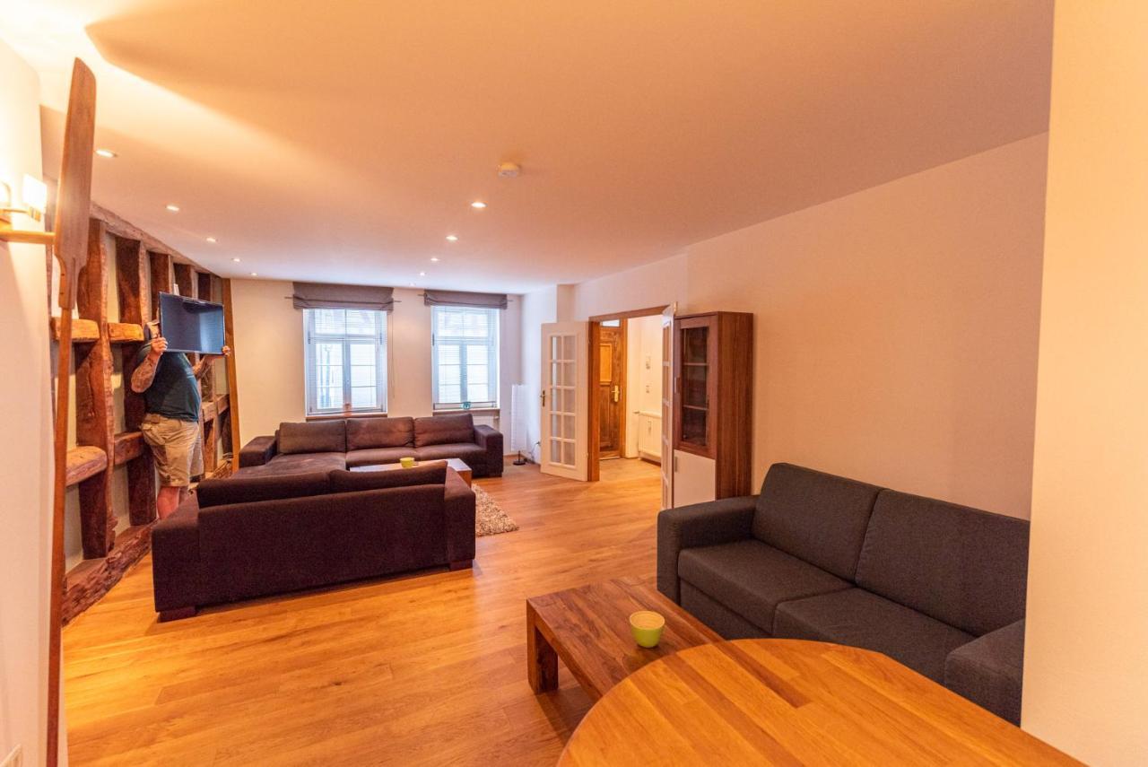 Ferienwohnung Designer Unterkunft in 15. Jahrhundert Altbau 75 m² für max. 4 Personen Eltville am Rhein Exterior foto