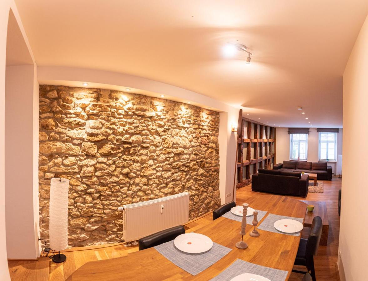 Ferienwohnung Designer Unterkunft in 15. Jahrhundert Altbau 75 m² für max. 4 Personen Eltville am Rhein Exterior foto