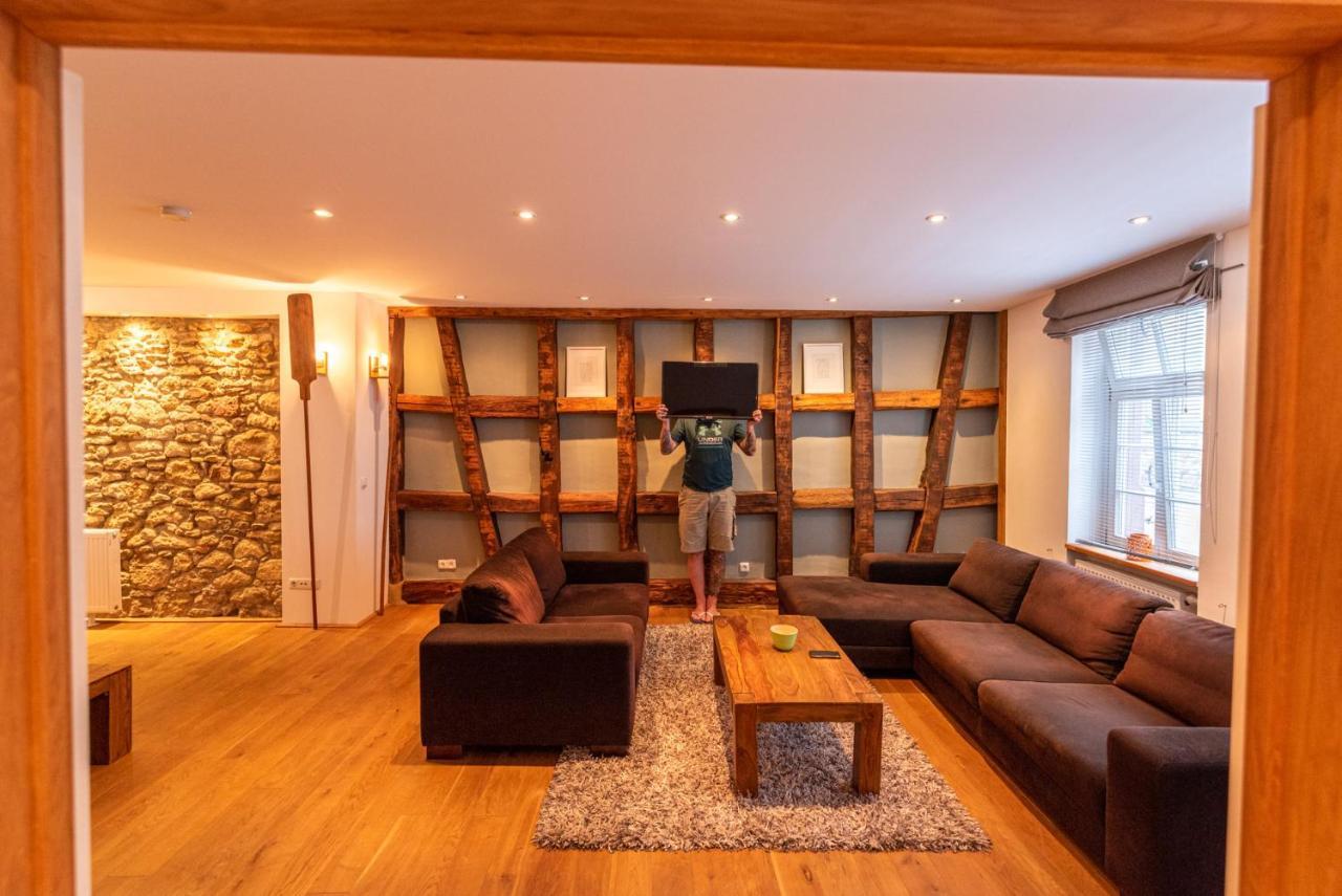 Ferienwohnung Designer Unterkunft in 15. Jahrhundert Altbau 75 m² für max. 4 Personen Eltville am Rhein Exterior foto